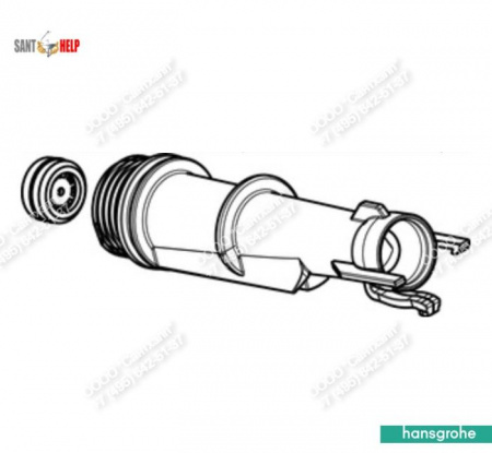 Штуцер внутренний ручного душа Hansgrohe 93089000